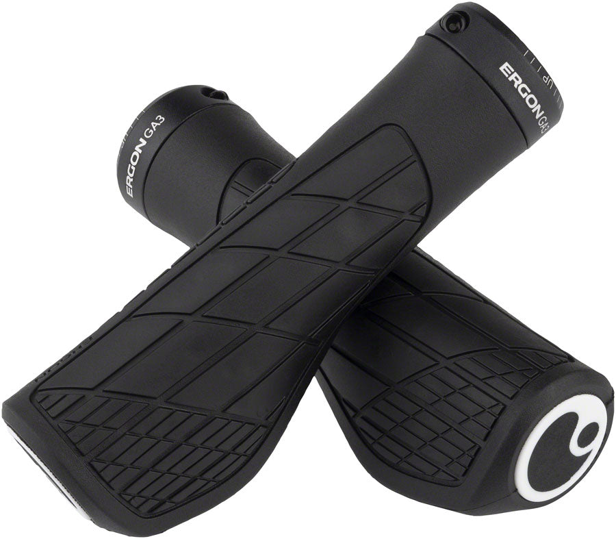 Ergon GA3 Grips - Black Lock-On Large