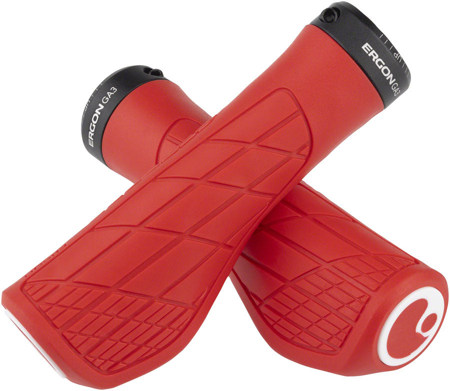 Ergon GA3 Grips - Risky Red Lock-On Large-Goodwynn&#39;sGoodwynn&#39;s