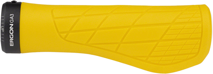 Ergon GA3 Grips - Yellow Mellow Lock-On Large-Goodwynn&#39;sGoodwynn&#39;s