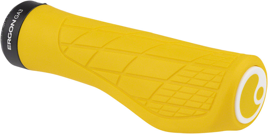 Ergon GA3 Grips - Yellow Mellow Lock-On Large-Goodwynn&#39;sGoodwynn&#39;s