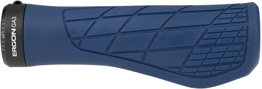 Ergon GA3 Grips - Nightride Blue Lock-On Large