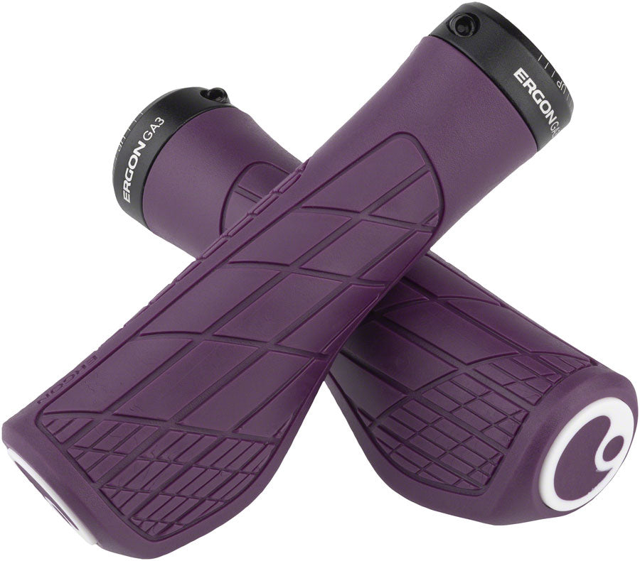 Ergon GA3 Grips - Purple Reign Lock-On Large-Goodwynn&#39;sGoodwynn&#39;s