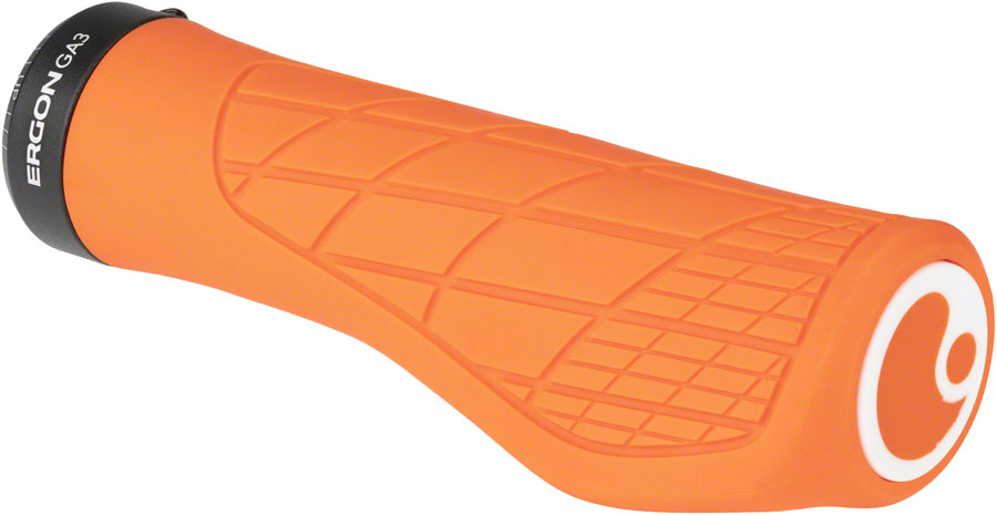 Ergon GA3 Grips - Juicy Orange Lock-On Large