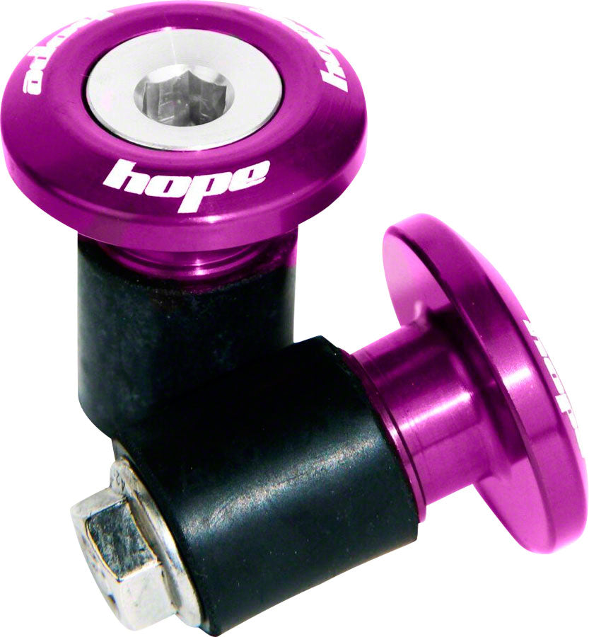 Hope Grip Doctor Bar End Plugs Purple