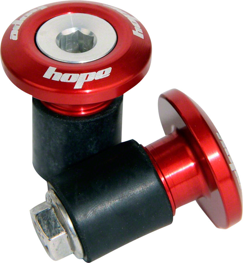 Hope Grip Doctor Bar End Plugs Red-Goodwynn&#39;sGoodwynn&#39;s