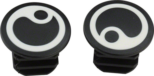 Ergon GP1 White Logo Bar Plugs-Goodwynn's