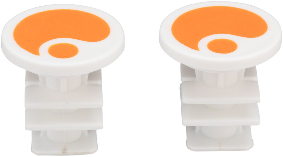 Ergon End Plugs for GA2/GA2Fat/GA3: Orange-Goodwynn&#39;sGoodwynn&#39;s