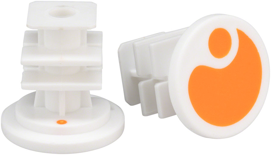 Ergon End Plugs for GA2/GA2Fat/GA3: Orange-Goodwynn&#39;sGoodwynn&#39;s