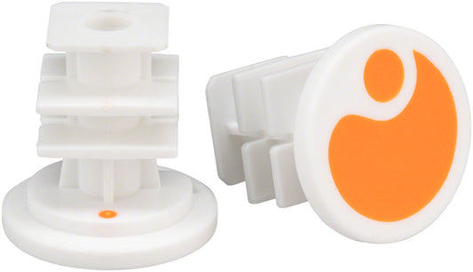 Ergon End Plugs for GA2/GA2Fat/GA3: Orange-Goodwynn's