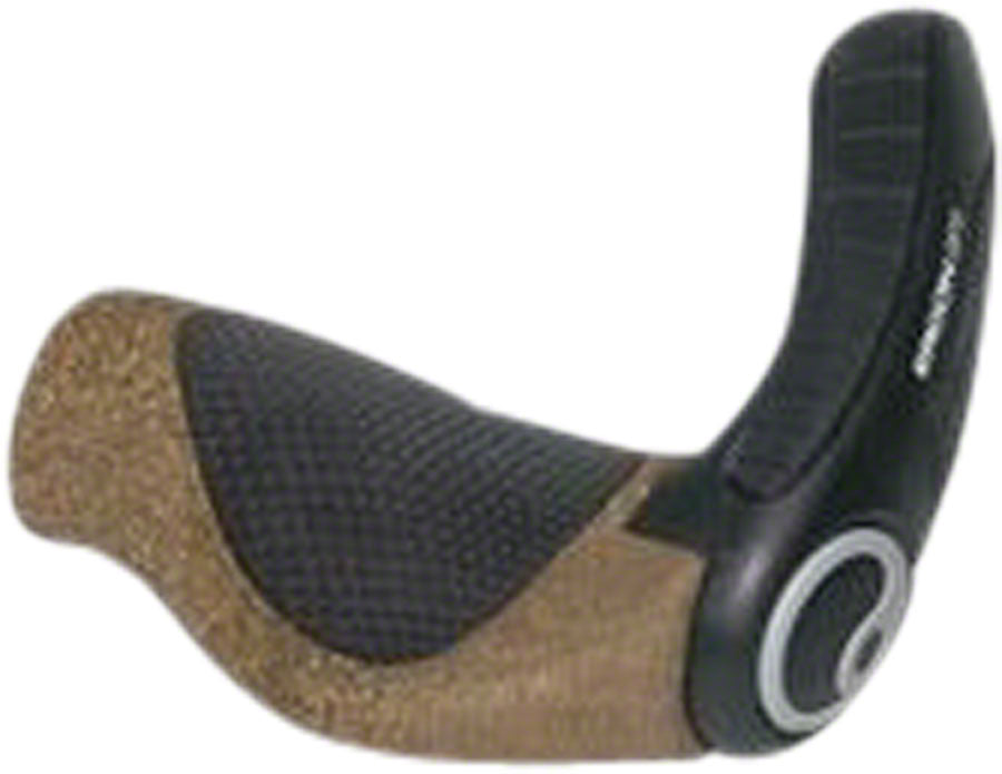 Ergon GP3 BioKork Grips - Lock-On Large Rohloff/Nexus Black/Tan-Goodwynn&#39;sGoodwynn&#39;s