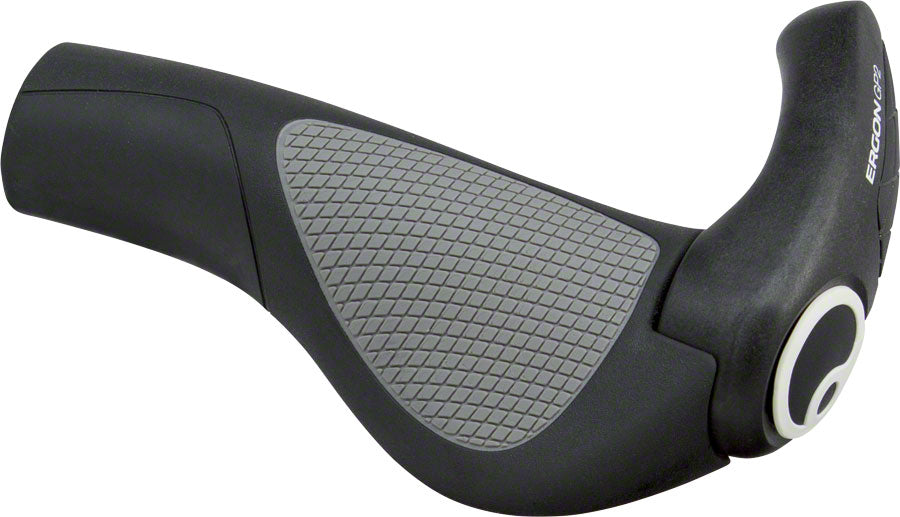 Ergon GP2 Grips - Black/Gray Lock-On Small-Goodwynn&#39;sGoodwynn&#39;s