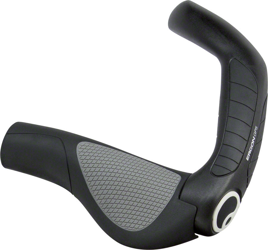 Ergon GP5 Grips - Black/Gray Lock-On Small-Goodwynn&#39;sGoodwynn&#39;s