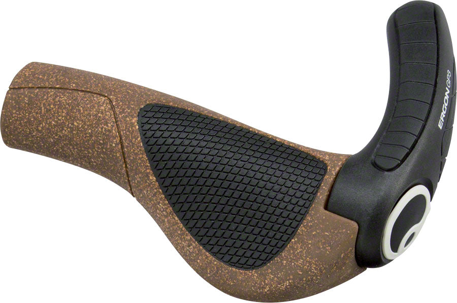 Ergon GP3 BioKork Grips - Lock-On Small Black/Tan-Goodwynn&#39;sGoodwynn&#39;s