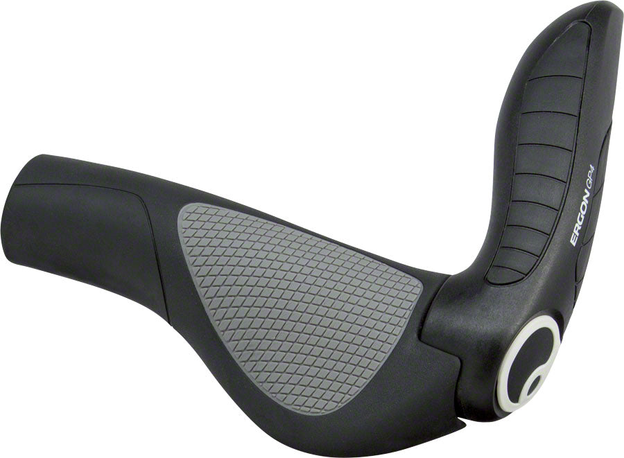 Ergon GP4 Grips - Black/Gray Lock-On Small-Goodwynn&#39;sGoodwynn&#39;s