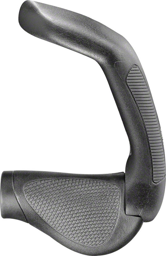 Ergon GP5 Grips - Lock-On Twistshift Small Black/Gray-Goodwynn's