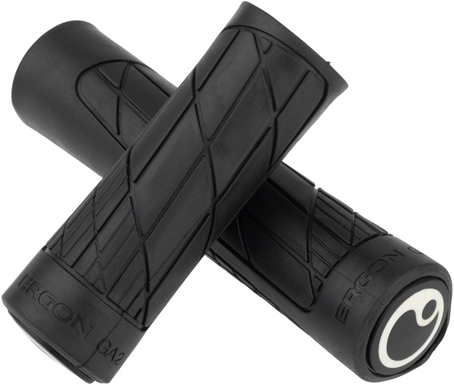 Ergon GA2 Grips - Lock-On Twistshift Single Black-Goodwynn&#39;sGoodwynn&#39;s