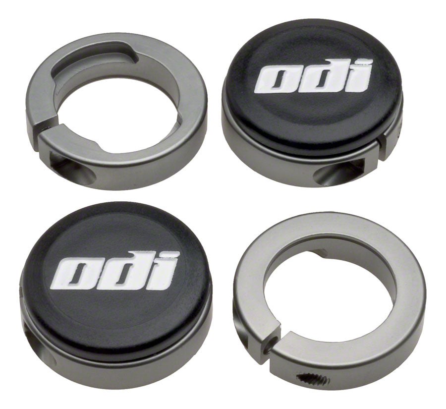 ODI Lock Jaw clamps w/ Snap caps Gray set/4-Goodwynn&#39;sGoodwynn&#39;s