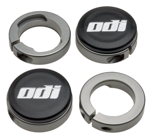 ODI Lock Jaw clamps w/ Snap caps Gray set/4-Goodwynn's