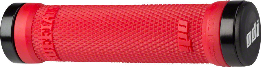 ODI Ruffian Grips - Bright Red Lock-On