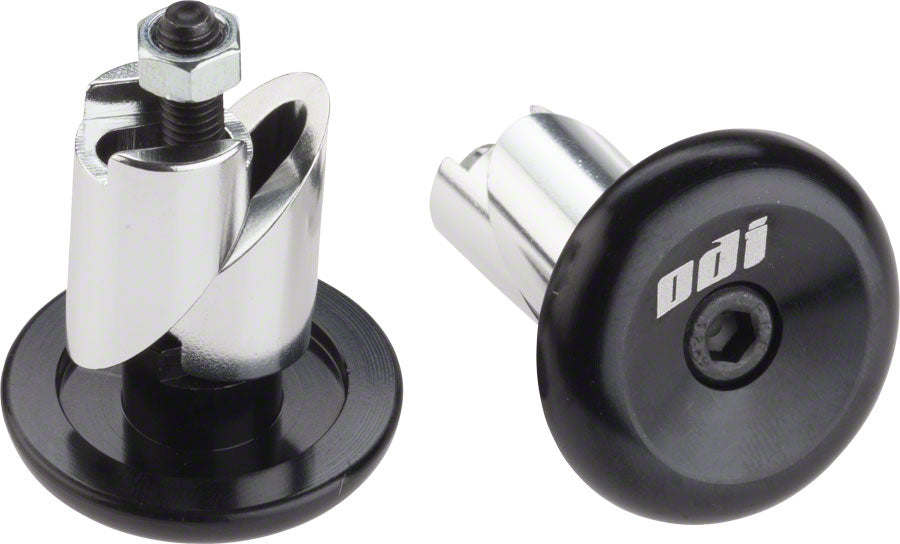 ODI Aluminum Bar Ends Pair Black-Goodwynn&#39;sGoodwynn&#39;s