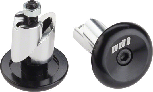 ODI Aluminum Bar Ends Pair Black-Goodwynn's