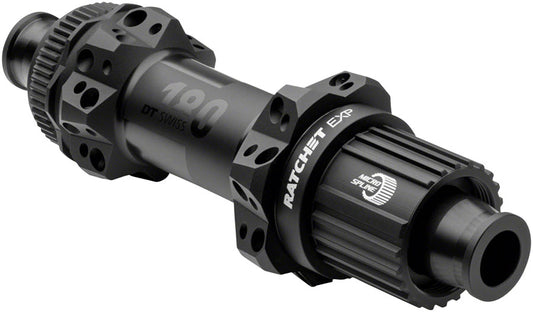 DT Swiss 180 EXP Rear Hub - 12 x 148mm Center-Lock Micro Spline BLK 28H Straight Pull 36pt-Goodwynn's