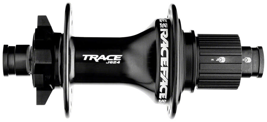 RaceFace Trace J-Bend 624 Rear Hub - 12 x 148mm 6-Bolt Micro Spline BLK 32H