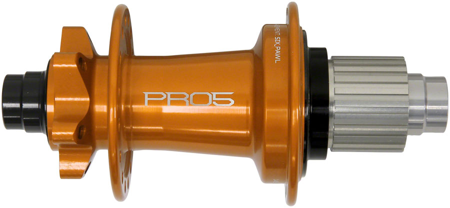 Hope Pro 5 Rear Hub - 12 x 148mm 6-Bolt Micro Spline Orange 28H-Goodwynn&#39;sGoodwynn&#39;s