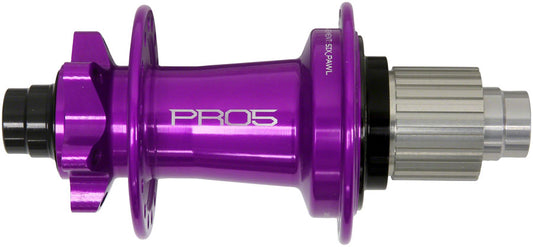 Hope Pro 5 Rear Hub - 12 x 148mm 6-Bolt Micro Spline Purple 28H-Goodwynn's