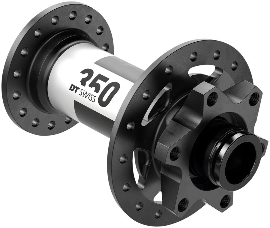 DT Swiss 350 Front Hub - 15 x 100mm 6-Bolt Black 28H