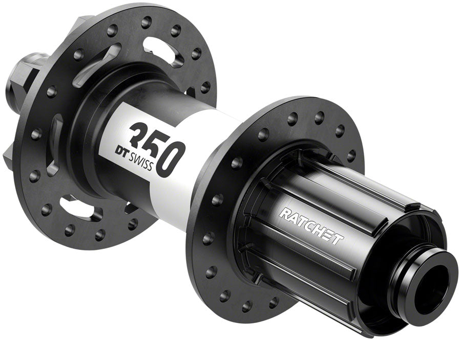 DT Swiss 350 Rear Hub - 12 x 142mm 6-Bolt HG11 MTN Black 28H 36pt