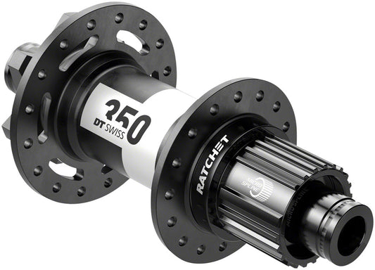 DT Swiss 350 Rear Hub - 12 x 157mm 6-Bolt Micro Spline Black 32H 36pt-Goodwynn's