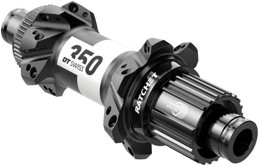 DT Swiss 350 Rear Hub - 12 x 148mm Center-Lock Micro Spline BLK 28H Straight Pull 36pt-Goodwynn&#39;sGoodwynn&#39;s