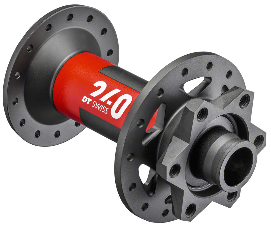 DT Swiss 240 Front Hub - 15 x 110mm 6-Bolt Black/Red 32H