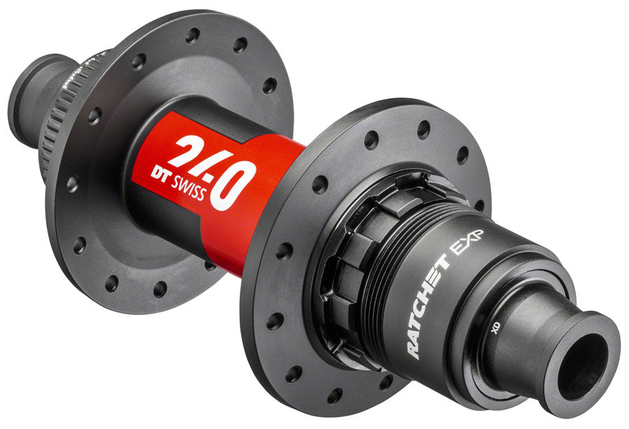 DT Swiss 240 EXP Rear Hub - 12 x 142mm Center-Lock XDR Black/Red 24H 36pt-Goodwynn&#39;sGoodwynn&#39;s