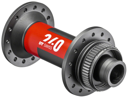 DT Swiss 240 Front Hub - 15 x 110mm Center-Lock Black/Red 32H-Goodwynn's