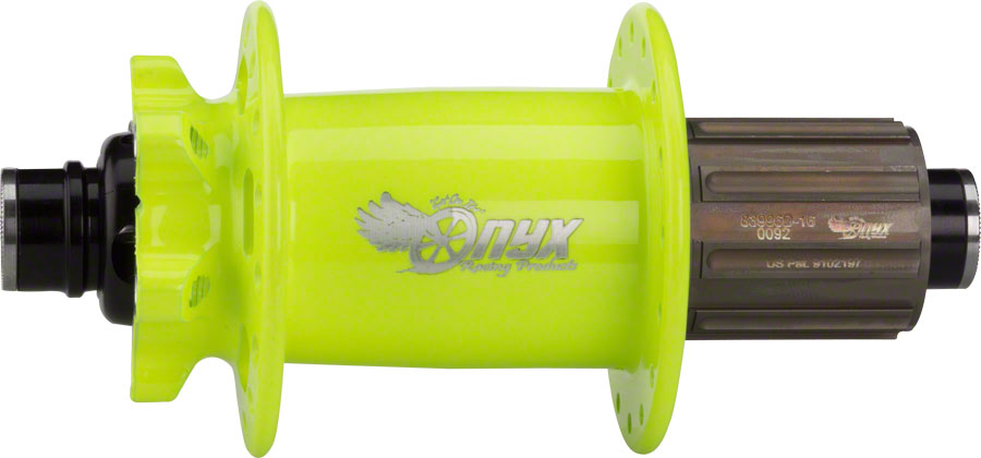 Onyx MTB Rear Hub - 12 x 148mm 6-Bolt HG10 Flourescent Yellow 32H-Goodwynn&#39;sGoodwynn&#39;s