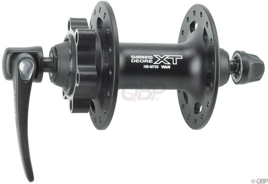 Shimano XT HB-M756 Front Hub - QR x 100mm 6-Bolt Black 32h-Goodwynn's