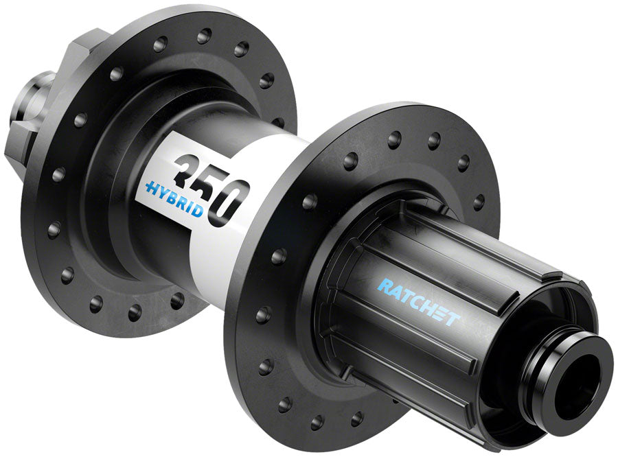 DT Swiss 350 Hybrid Rear Hub - 12 x 148mm 6-Bolt HG 11 MTN Black 36h 24pt-Goodwynn&#39;sGoodwynn&#39;s