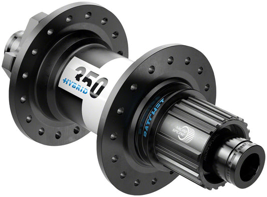 DT Swiss 350 Hybrid Rear Hub - 12 x 148mm 6-Bolt Micro Spline Black 36h 24pt-Goodwynn's