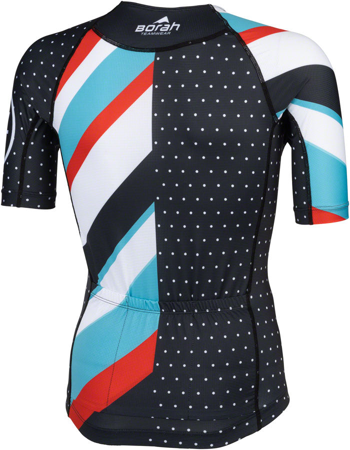 Teravail Waypoint Mens Jersey - Black White Blue Red Small