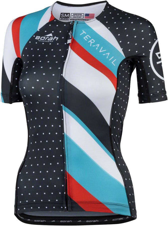 Teravail Waypoint Womens Jersey - Black White Blue Red Small-Goodwynn&#39;sGoodwynn&#39;s