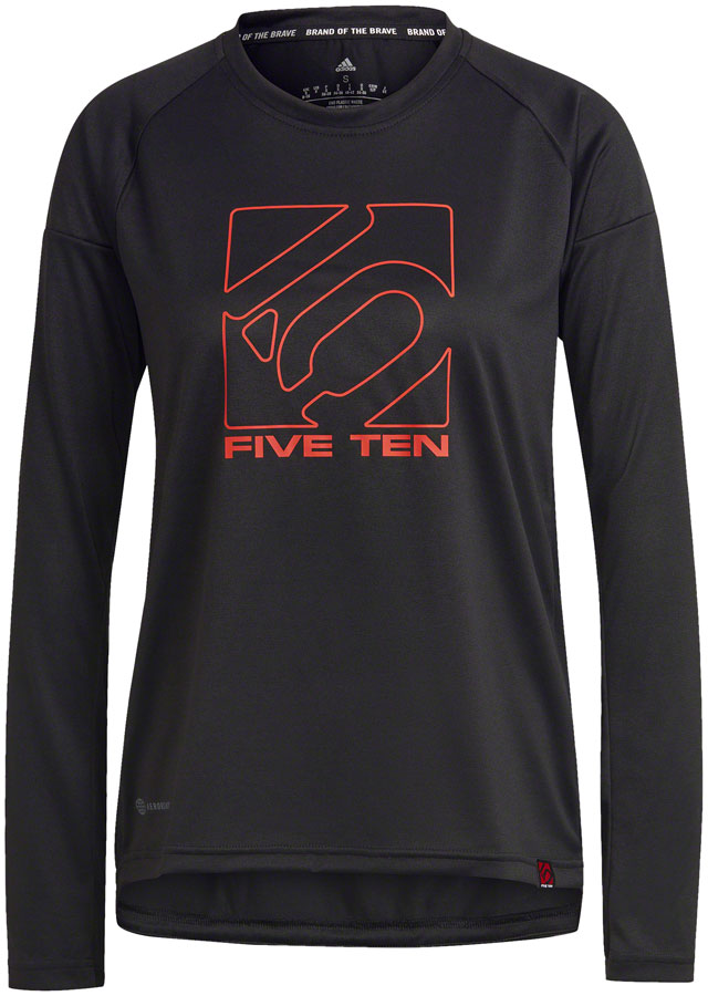 Five Ten Long Sleeve Jersey - Black Womens Small