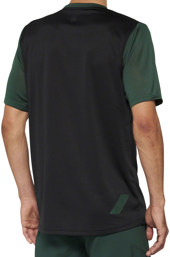 100% Ridecamp Jersey - Black/Green Short Sleeve Mens Small-Goodwynn&#39;sGoodwynn&#39;s