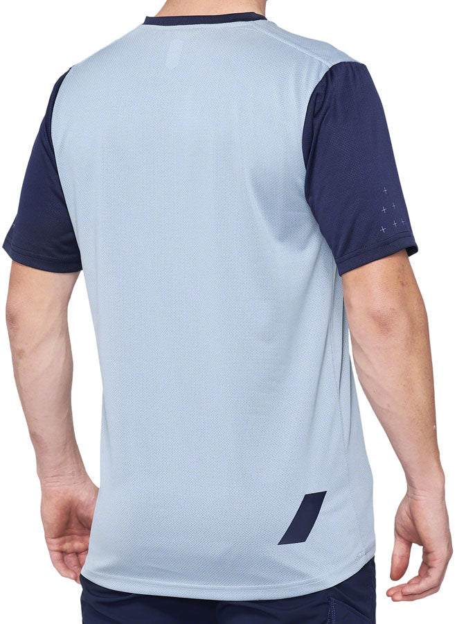 100% Ridecamp Jersey - Blue/Navy Short Sleeve Mens X-Large