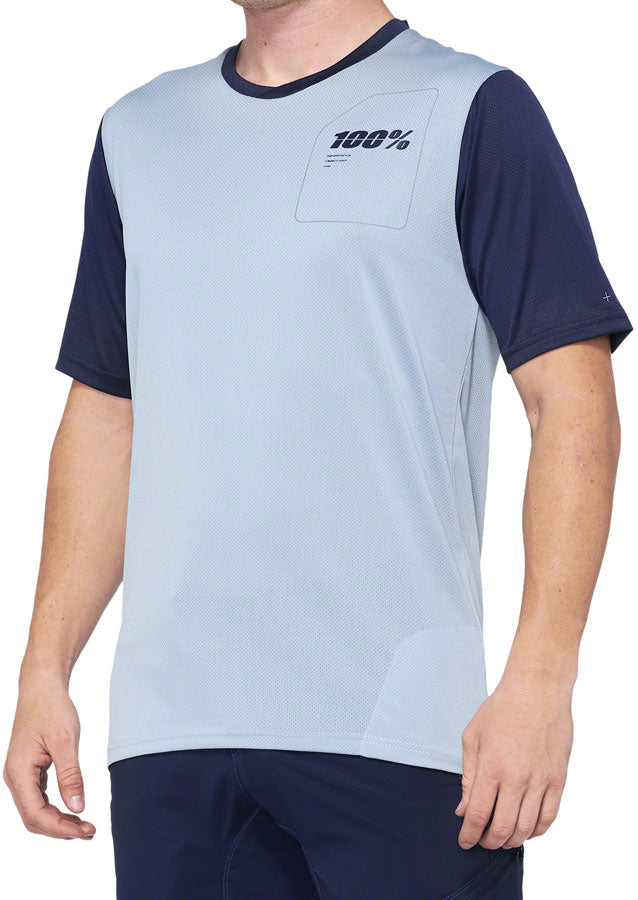 100% Ridecamp Jersey - Blue/Navy Short Sleeve Mens X-Large-Goodwynn&#39;sGoodwynn&#39;s