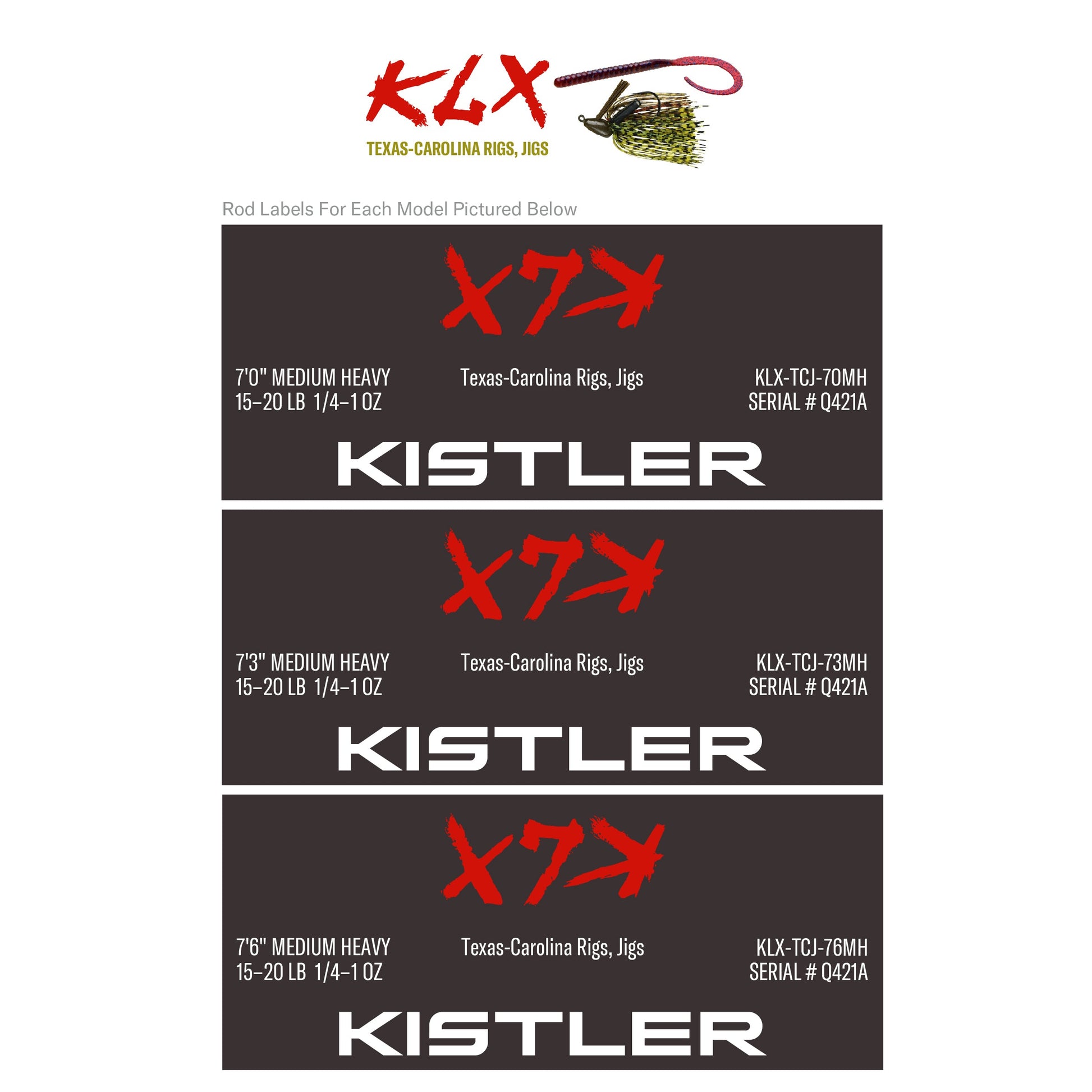 KLX Texas-Carolina Rigs, Jigs, Casting Rods-Goodwynn&#39;sGoodwynn&#39;s