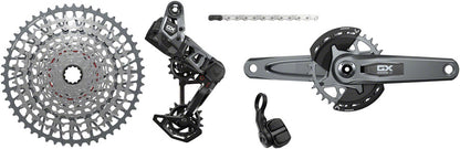 SRAM GX T-Type Eagle Transmission Groupset - 170mm Crank 32t Chainring AXS POD Controller 10-52t Cassette Rear Derailleur Chain