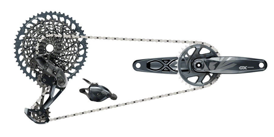 SRAM GX Eagle Groupset - 170mm Boost Crankset 32t DUB Trigger Shifter Rear Derailleur 12-Speed 10-52t Cassette 12-Speed Chain-Goodwynn&#39;sGoodwynn&#39;s