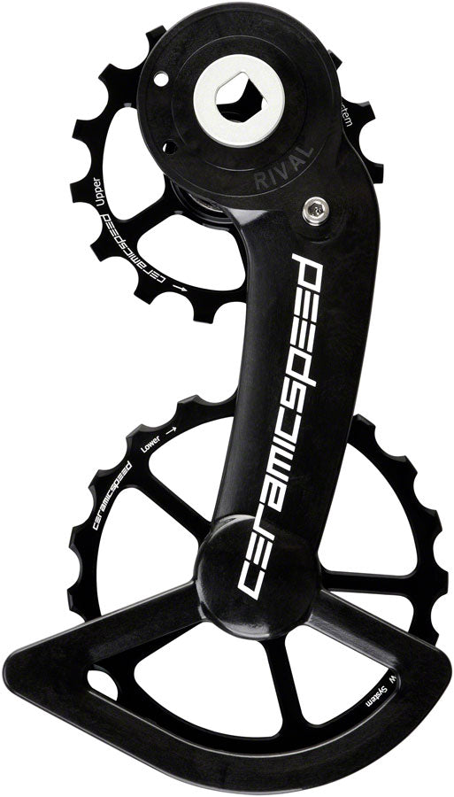 CeramicSpeed OSPW Pulley Wheel System SRAM Rival AXS - Coated Races Alloy Pulley Carbon Cage BLK-Goodwynn&#39;sGoodwynn&#39;s